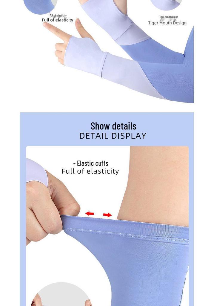 Ice Silk Sun Protection Sleeves for Outdoor Activities