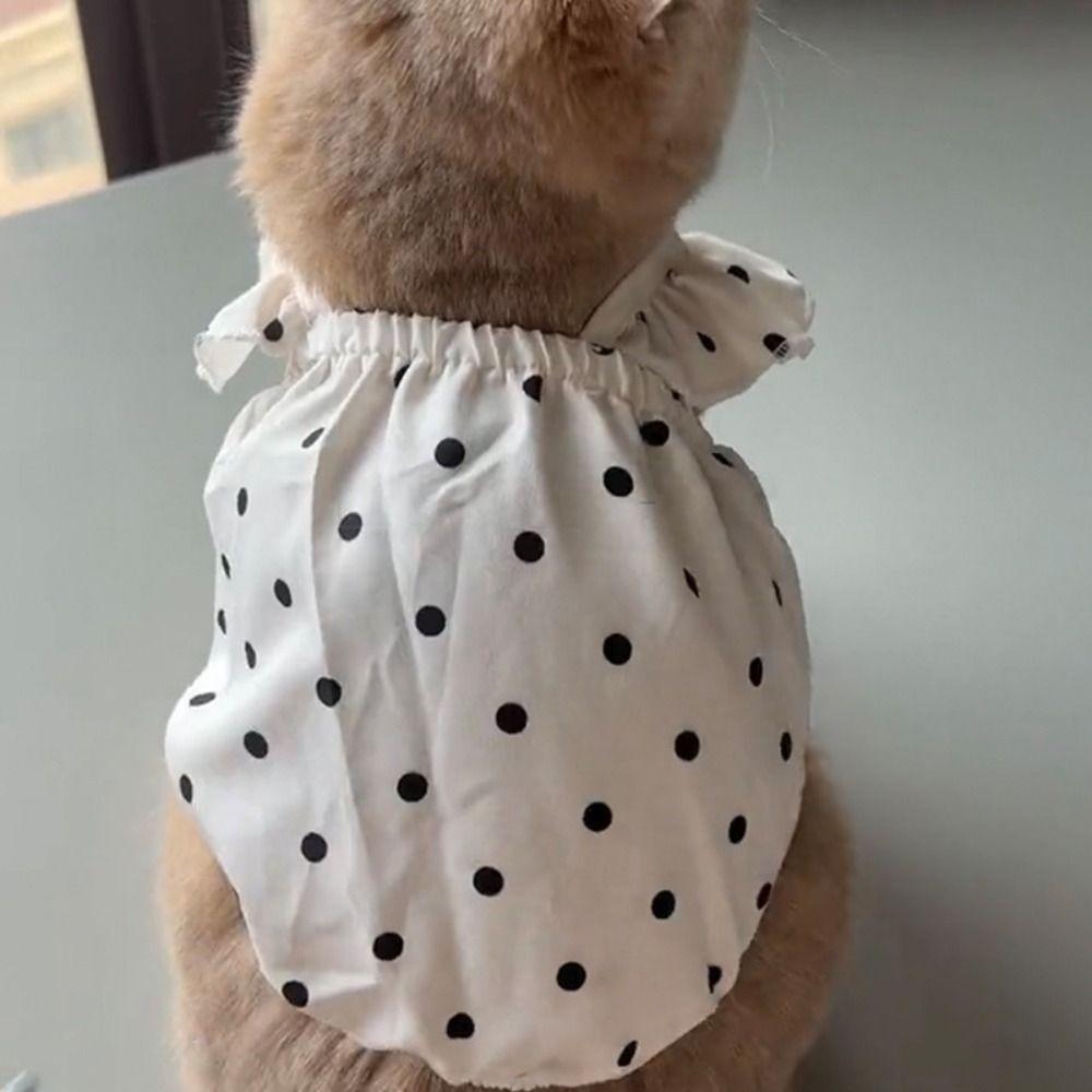 Dot Pattern Summer Dog Clothes Cute Bichon Clothing Dog Vest Dog Costume Cat Dresses  Chihuahua