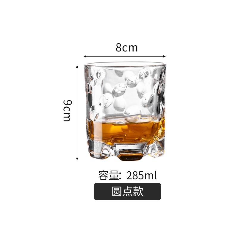 Rotating Whiskey Glass Old Fashioned Glass for Drinking Bourbon,Scotch,Cocktails ,Whisky, Shake Cup Creative Personality Glass