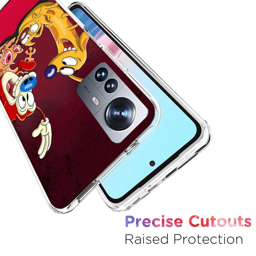 Anime Ren and S-stimpy Phone Case For Redmi Note 15 Pro 5G 14 13 12 Pro Plus 11 11T 11E 11S 10 Pro 10S 9 9S Cover Cell Clear Wit