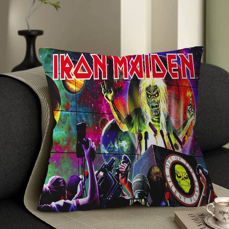 Band I-Iron Cool M-Maiden Pillow Cover Design Cushion Cover Decor Holiday Decorati
