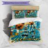 Messi Celebration Design Bed Bedding Set 1 Duvet Cover + 2 Pillowcases Soft Breathable Household Bed Linens