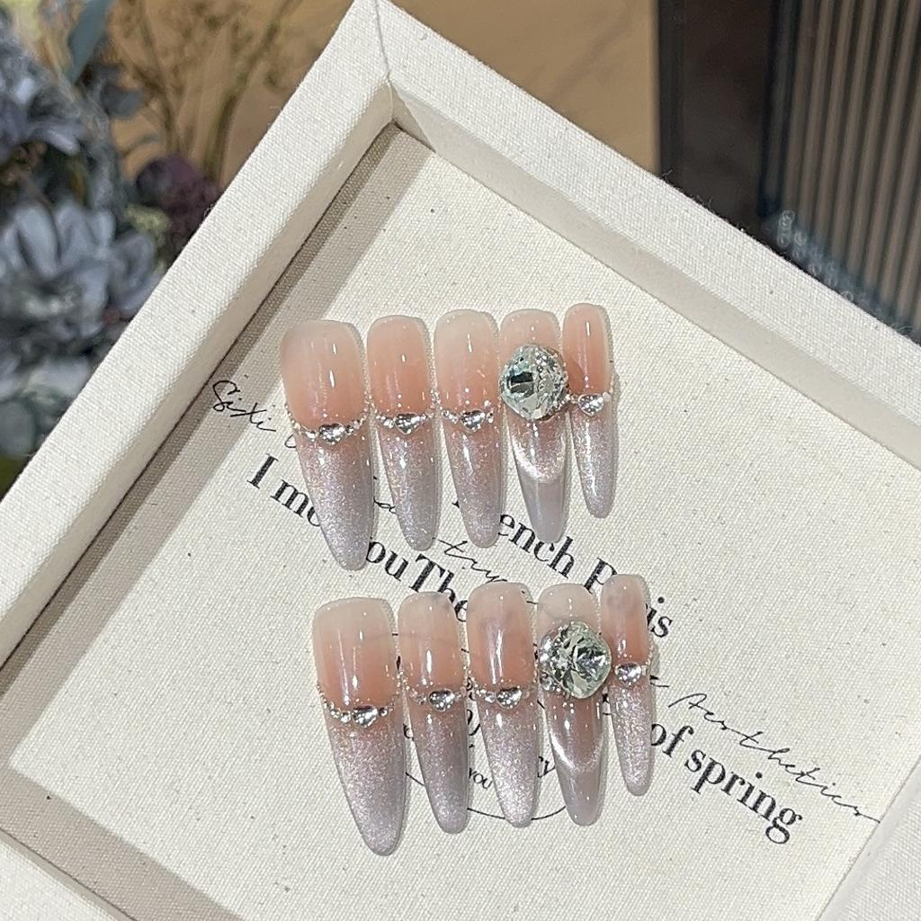 Handmade Blush Pure Atmosphere and Sense of Smile Light Metering Cat Eye Quality K9 Wearable Armor