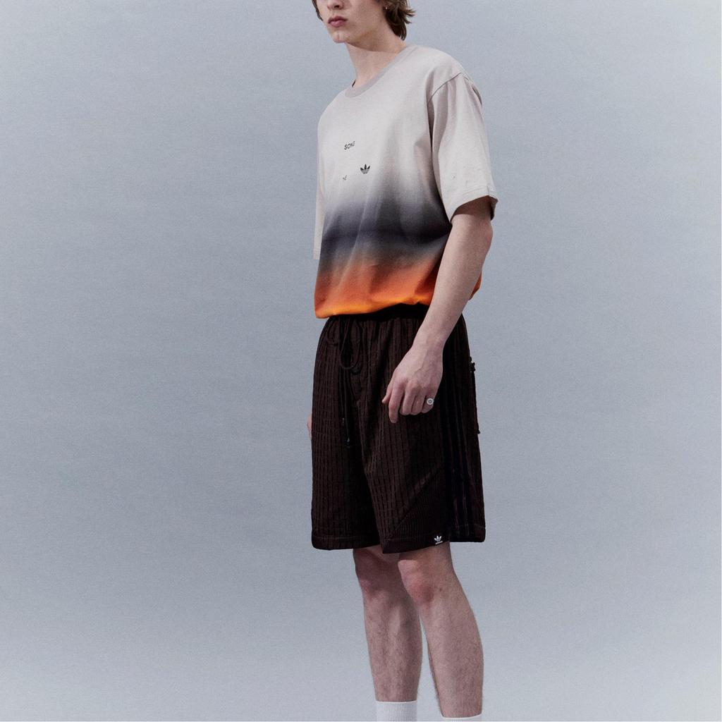 Adidas X Song For The Mute Short Dark Brown Unisex Bottoms IK8600