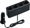 SEIWA IMP098 Car Supplies, Cigarette Lighter Socket Expansion Distributor, 4 Sockets, 4 Universal Sockets [Amazon.co.jp Exclusive]