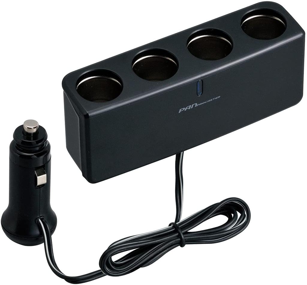 SEIWA Car Cigarette Lighter Socket Universal Socket IMP098 Splitter, 4-Socket, 4,
