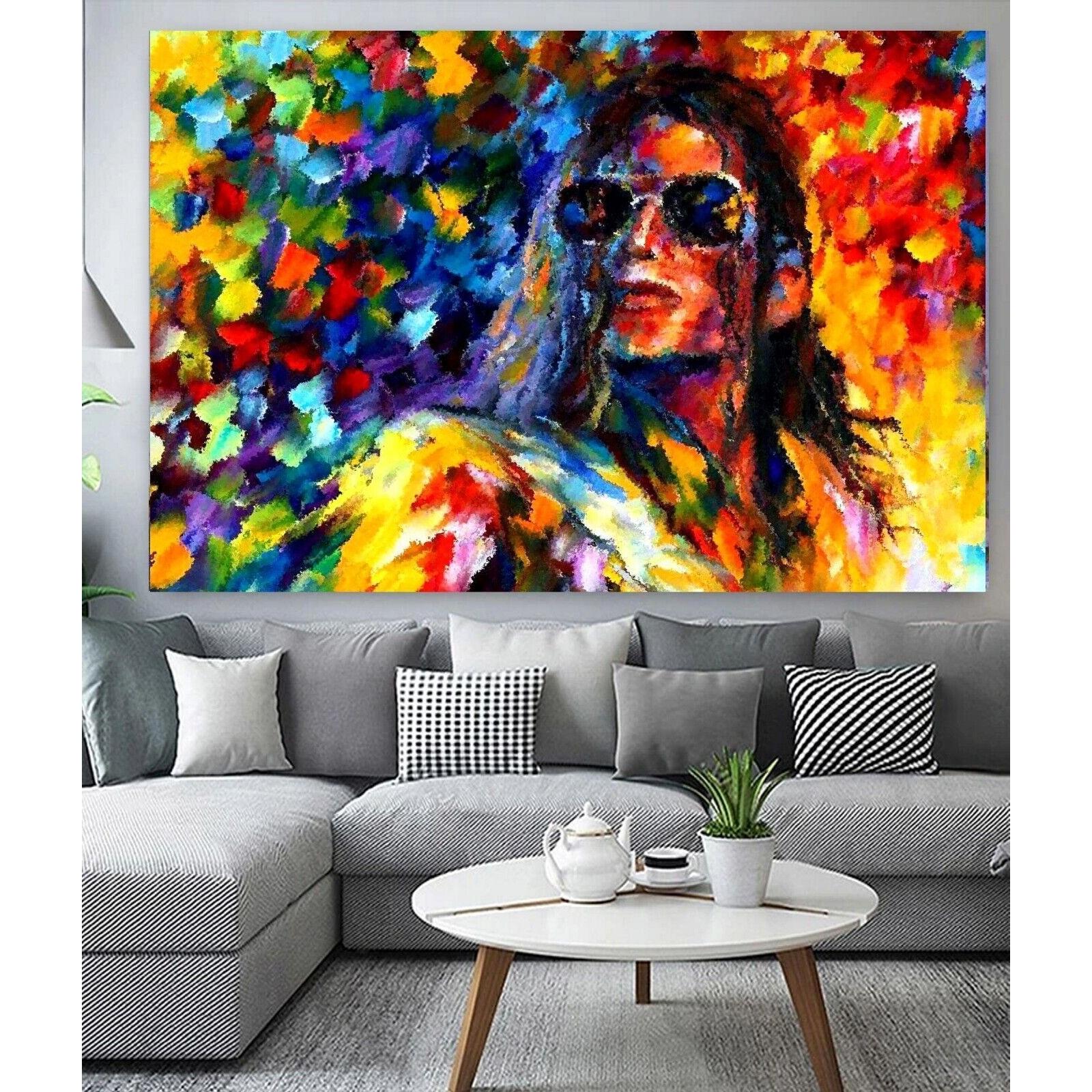 Michael Jackson tapestry abstract frame 75x100
