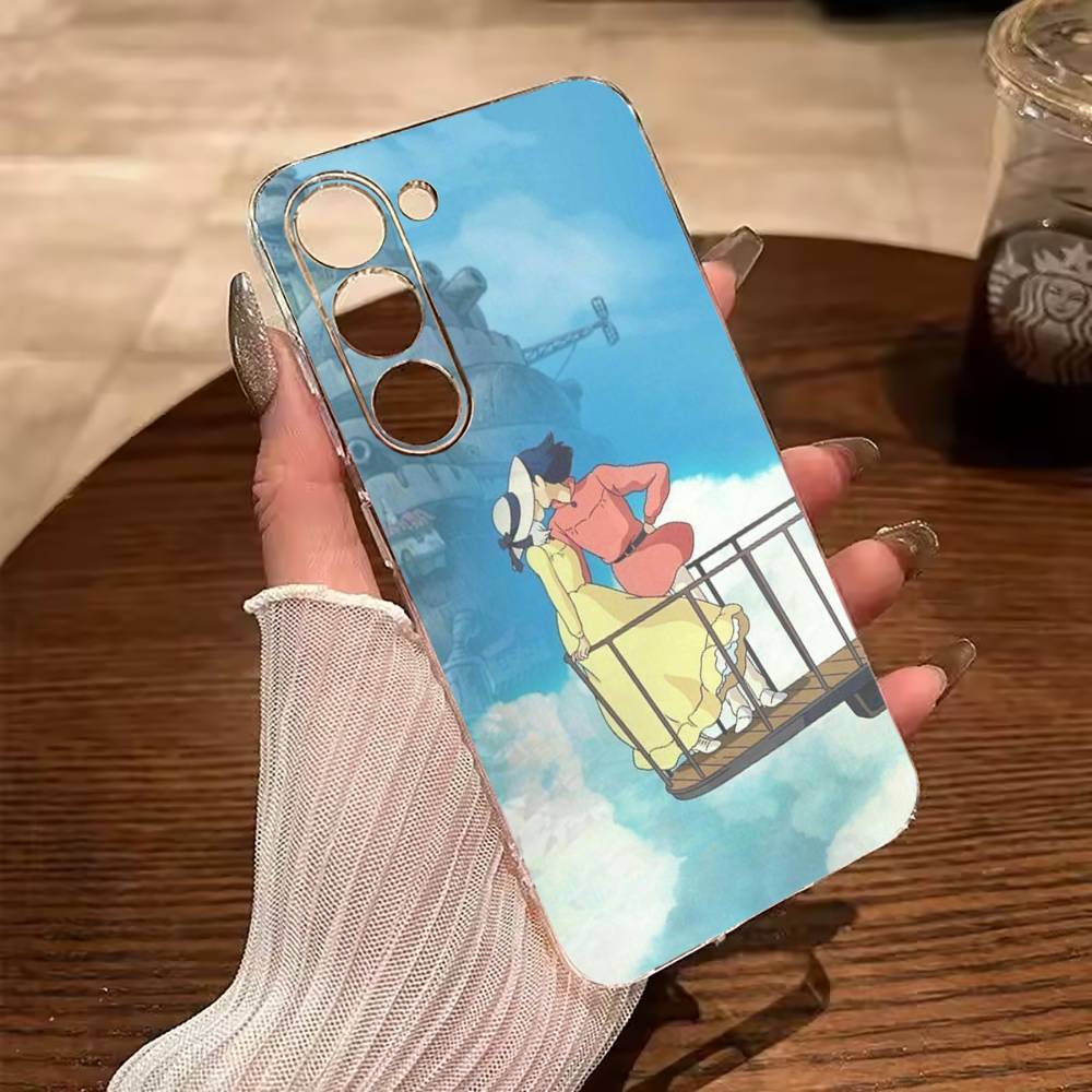 H-M-C-Howl's -Moving- Castle Clear Phone Case for Samsung Galaxy A71, A70, A52, A51, A40, A30