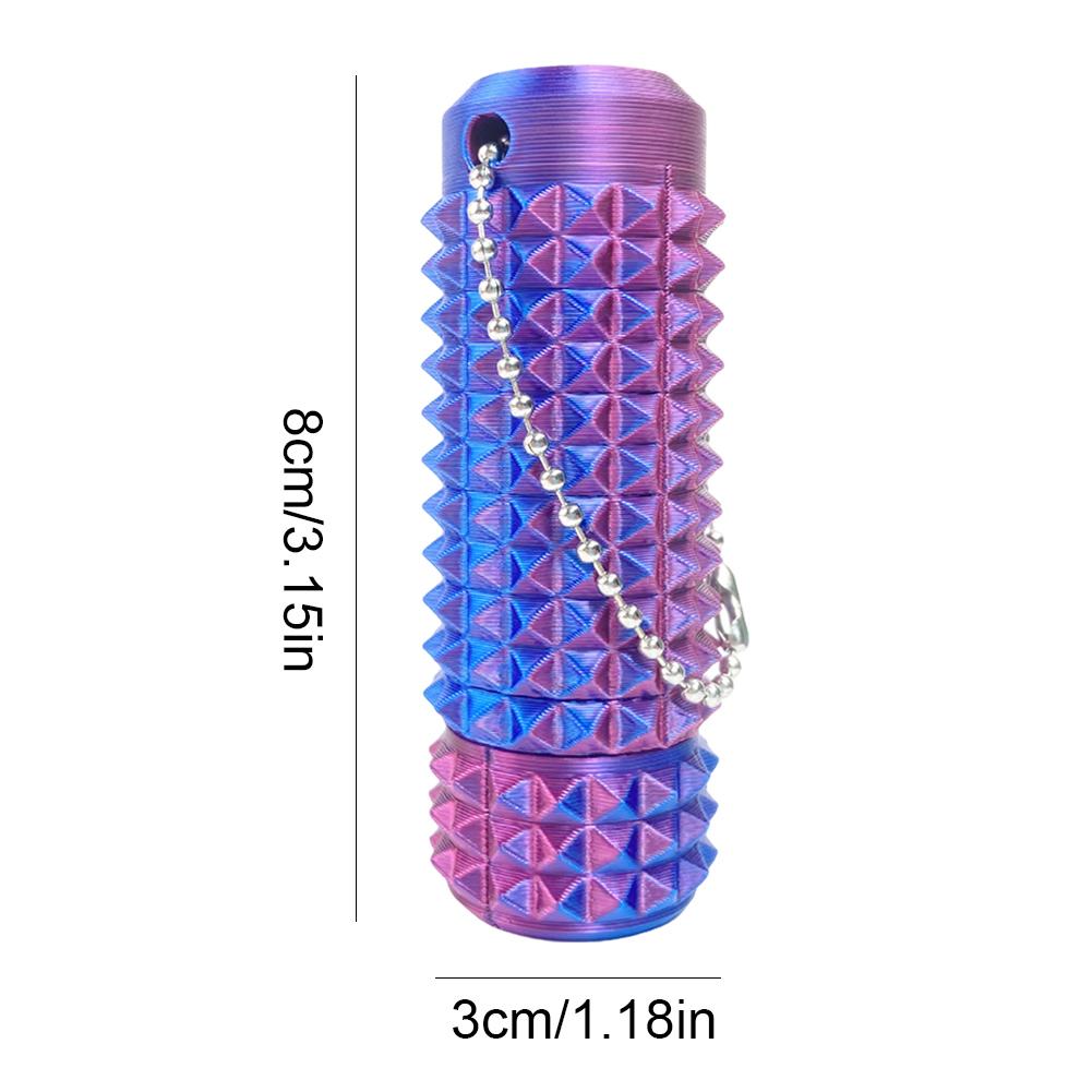 Sensory Roller Fidget Toy Clicker Tactile Spikes for Anxiety Stress Relief Pain Stimming Autism Over Stimulation with Lanyard
