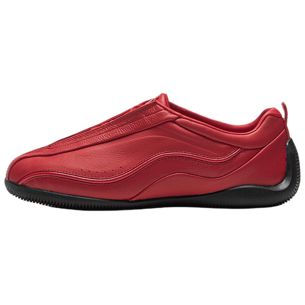 Li Ning Linglong Racer Кожаные Спортивные кроссовки в гоночном стиле Низкие Повседневная обувь Женские кроссовки AZGW156-1 36