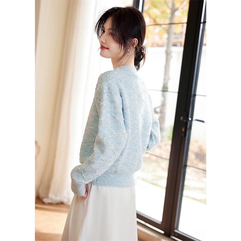 Women's Gentle Round Neck Knit Sweater