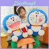 Adorable And Soft Doraemon Plush Toy Blue Fat Cat Doll In Popcorn Style For Kids