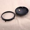 Matte Black Round Motorcycle 7 Inch LED Headlight Mounting Housing Bucket