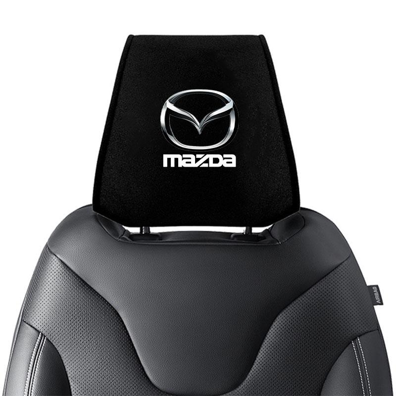 Car Seat Headrest Cover Pillow Case Cushion Neck Cover for Mazda 3 bk bl bj bn 323 Axela Atenza CX-3 CX-4 CX5 CX-7 Accessories