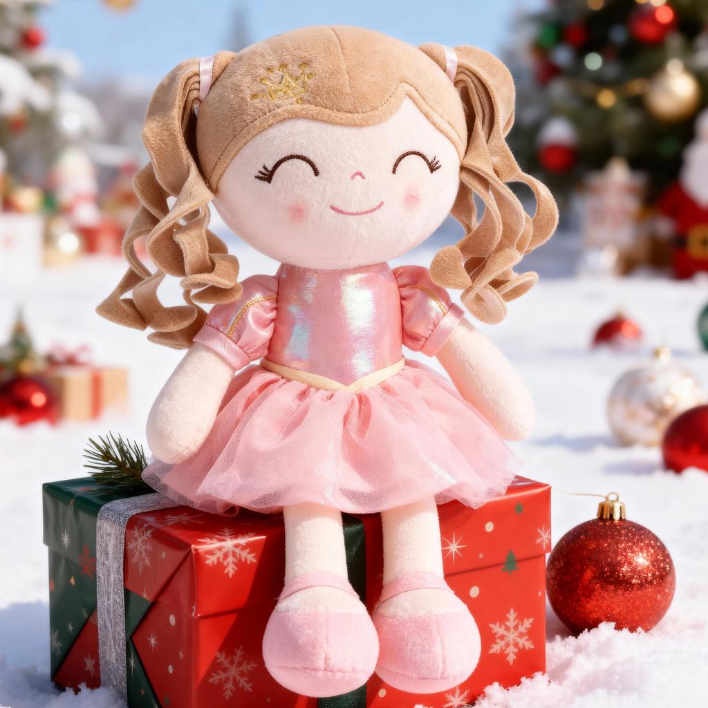 Gloveleya Plüschtiere Mädchen Geschenke für Kinder Weiche Spielzeuge Mädchen Geburtstagsgeschenk Niedliches Design Prinzessin Limited Baby Süße Puppe