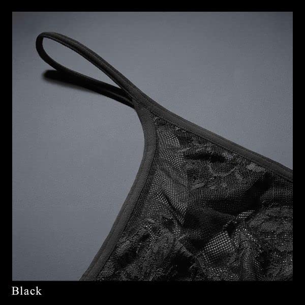 Himico Uomo LEONARDO Lace Bikini Sizes and LL Men's T-Back Pants, M, L, (001 Series) (DPU-Dark Purple, L)