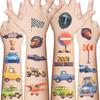 New Children's Cartoon Transportation Tattoo Stickers Waterproof Cute Car Ship Plane Temporary Stickers