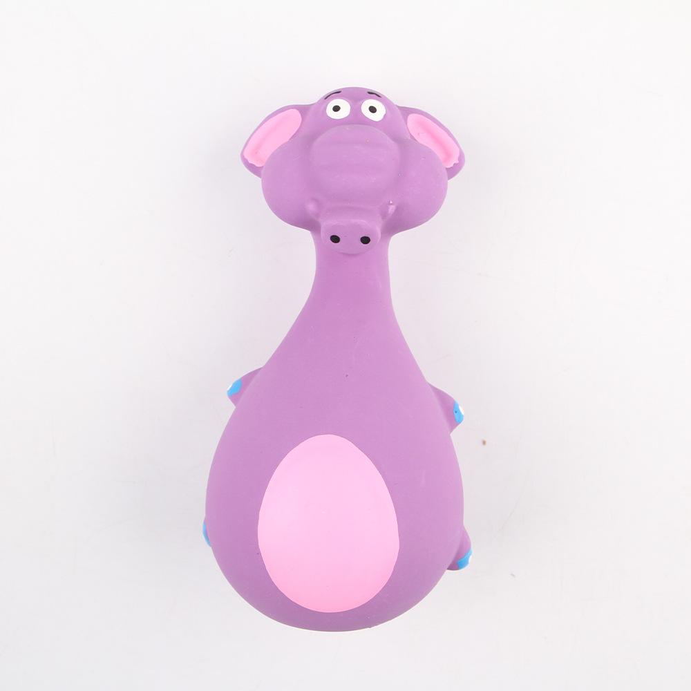 

Dog Pet Toys Vocalize Cartoon Animals Doll Molar Relieve Accompany Boredom фиолетовый