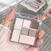 Seven-color Eyeshadow Eyeshadow Disc Transparent Earth Milk Tea Color Pearlescent Matte Makeup