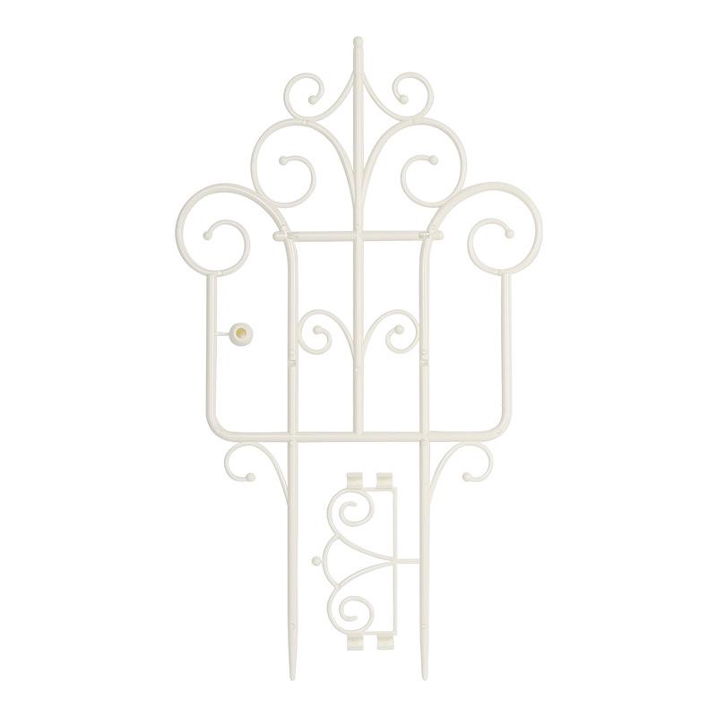 European Retro Garden Fence & Mini Climbing Flower Stand