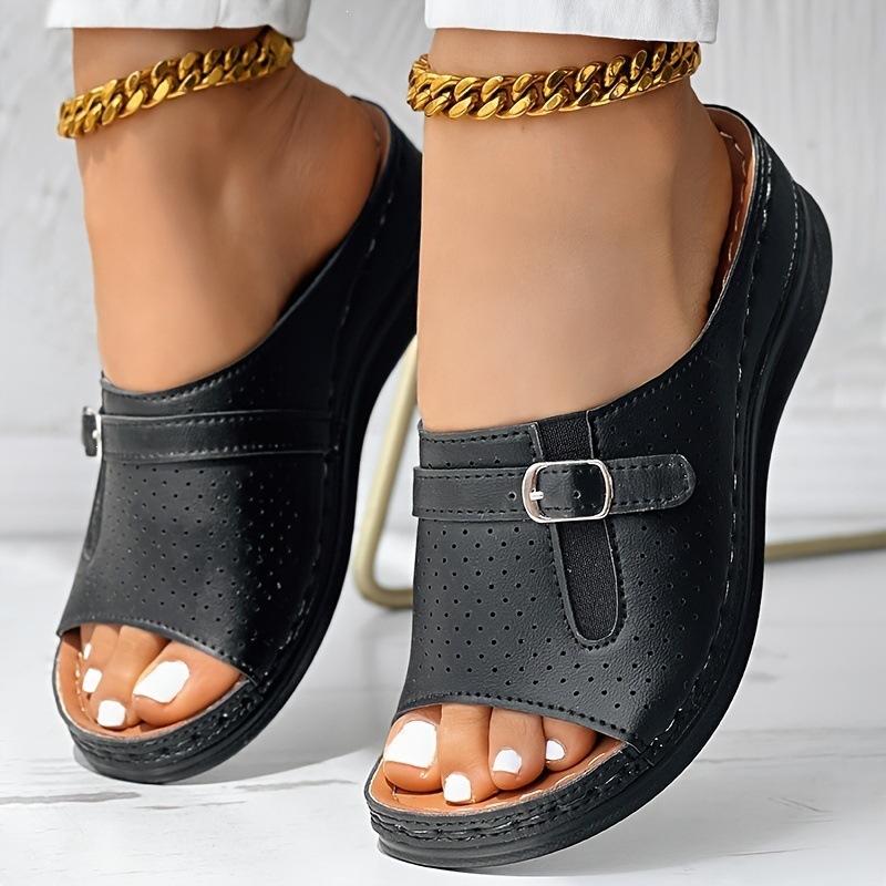 Anti-slip Thick-soled Sandals, New Style, Large Size, Women's Lightweight Shoes