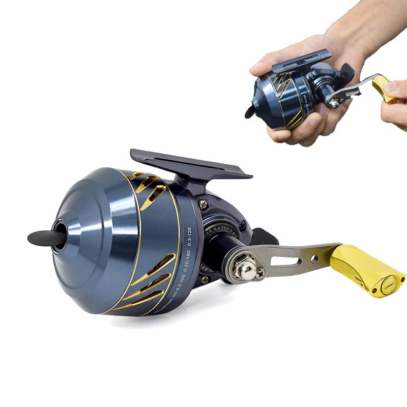 High-quality Spinning Fishing Reel 3.9:1 Gear Ratio River Use Left Hand Stainless Steel Coil Wheel Other синий