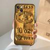Switzerland Fine Gold Case For iPhone 16 15 14 13 11 12 Pro Max XS X XR Plus Back Cover For iPhone 16 15 14 12 13 Mini