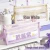 Morandi Double Layer Transparent Mesh Pencil Case for Students