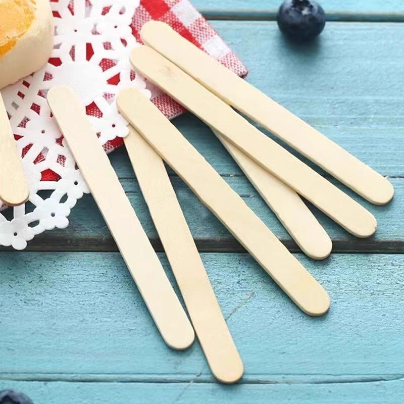 Colorful Wooden Popsicle Sticks for DIY Crafts and Kindergarten Projects