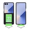 Hochwertige, ultra-dünne Handyhülle mit Hautgefühl für Samsung Galaxy Z Flip7 Flip6 Flip5 Flip4 5G, mit Armband und Ring, Schutzhülle