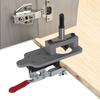 1 Set Woodworking Hinge Hole Locator 35MM Aluminum Alloy Hinge Puncher Wood Locator Hinge Boring Jig Drilling Guide Locator