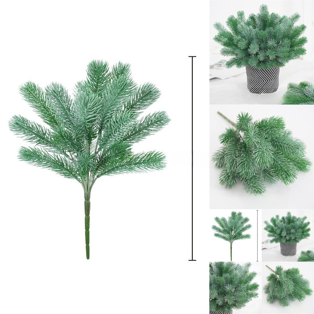 Festive Artificial Pine Needles For Wreaths With Handcrafted Plastic Conifers For Interior Decoration