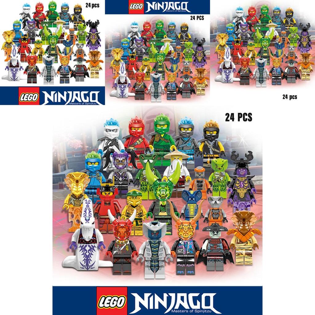 Phantom Ninja 24-teiliges Episches Kampf-Baustein-Set Für Kinder Kunststoffmaterial