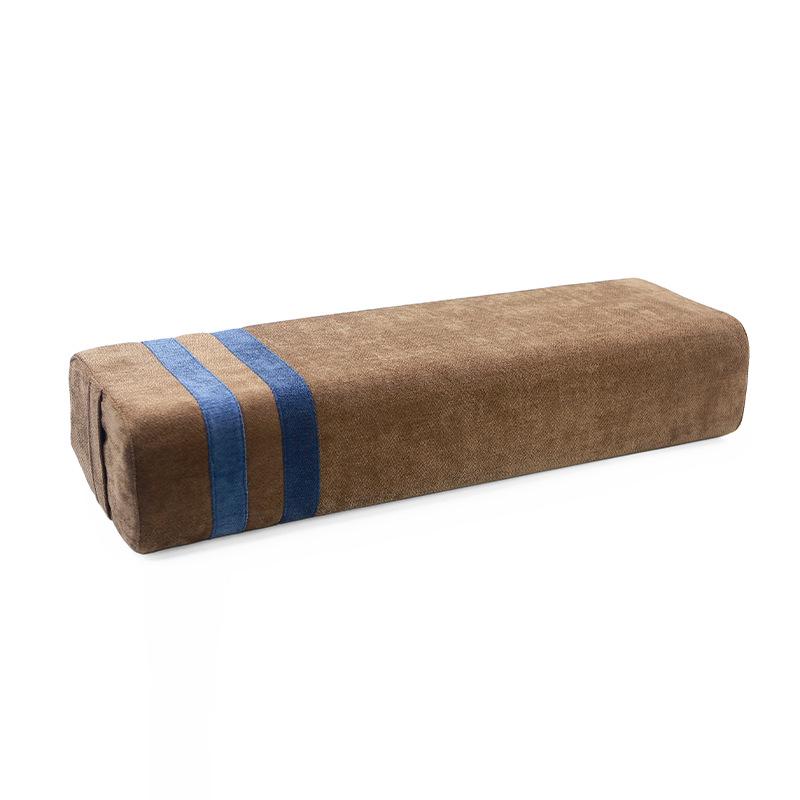 Shi Yan Yoga Bolster Cushion for Back Support - Ideal for Iyengar and Yin Yoga.