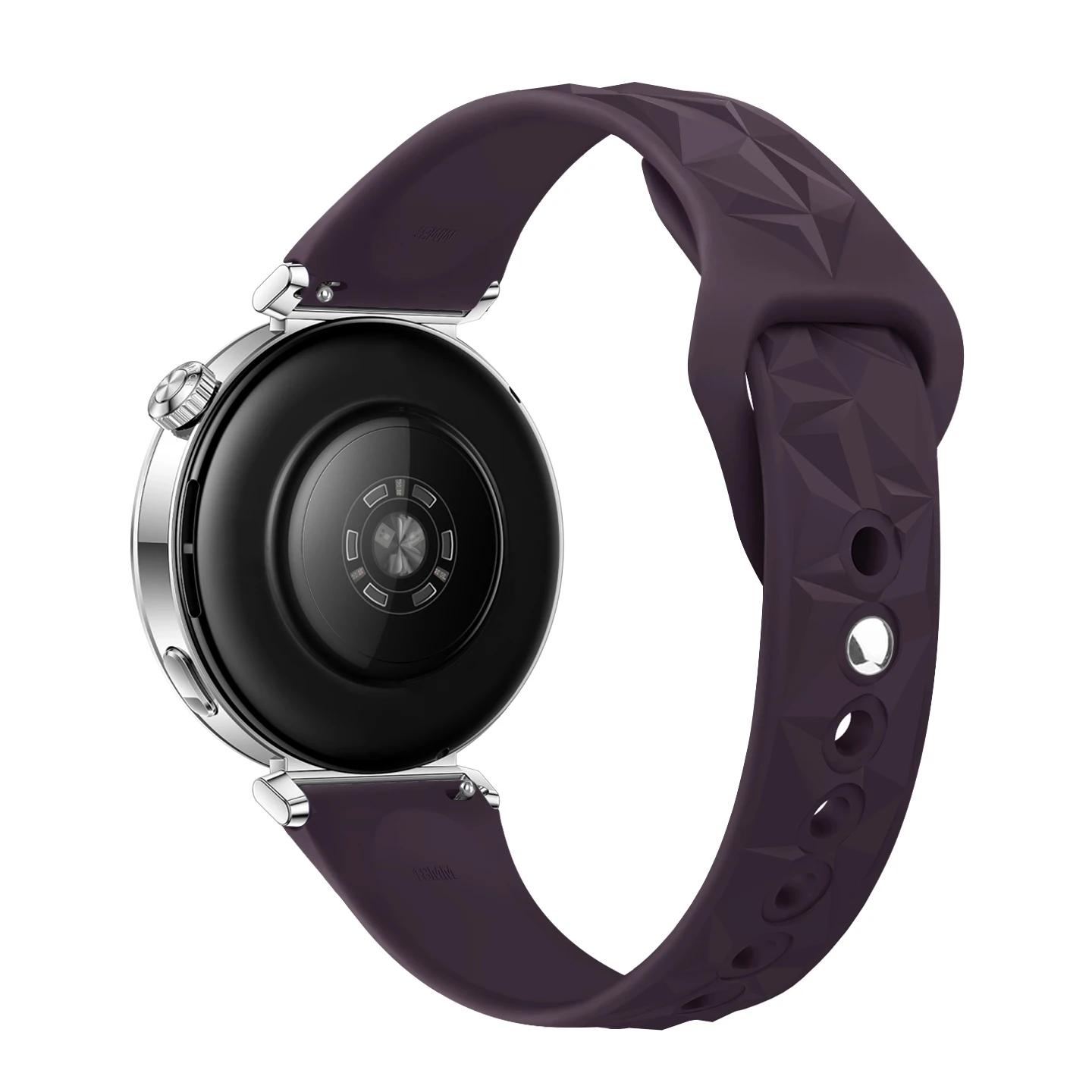 

Универсальный ремешок 18 мм для Huawei GT6 5 4 41 мм для Garmin Venu3s Мужской Женский Сменный ремешок для Hauwei GT5 Pro 42 мм GT6 41 мм Ремешок 18mm watch strap сливовый
