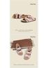 Cowhide Leather Two-Strap Birkenstock Sandals with 3cm Thick Sole - 2026 New Style