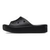 Crocs Classic Cloud One Strap Sports Slippers Women Slippers Black 208180-001