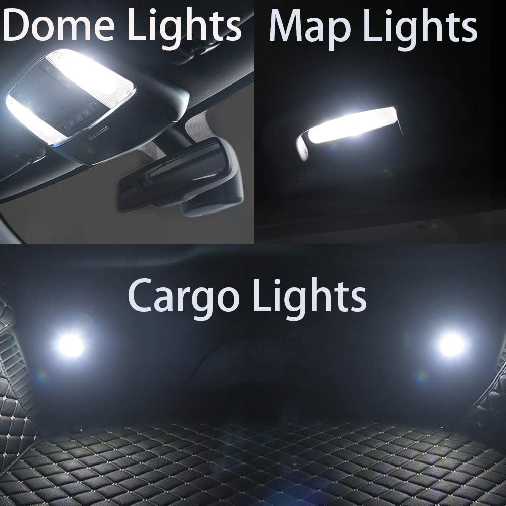 AWALITED 15pcs Interior LED Lights Kit Super Bright Map Dome Bulbs for 2011-2018   Jeep Grand Cherokee All Models