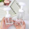 PVC Flower Foam Liquid Soap Dispenser Creative Press Type Transparent Bottling Bottle Bathroom Lotion Shower Gel Hand Sanitizer