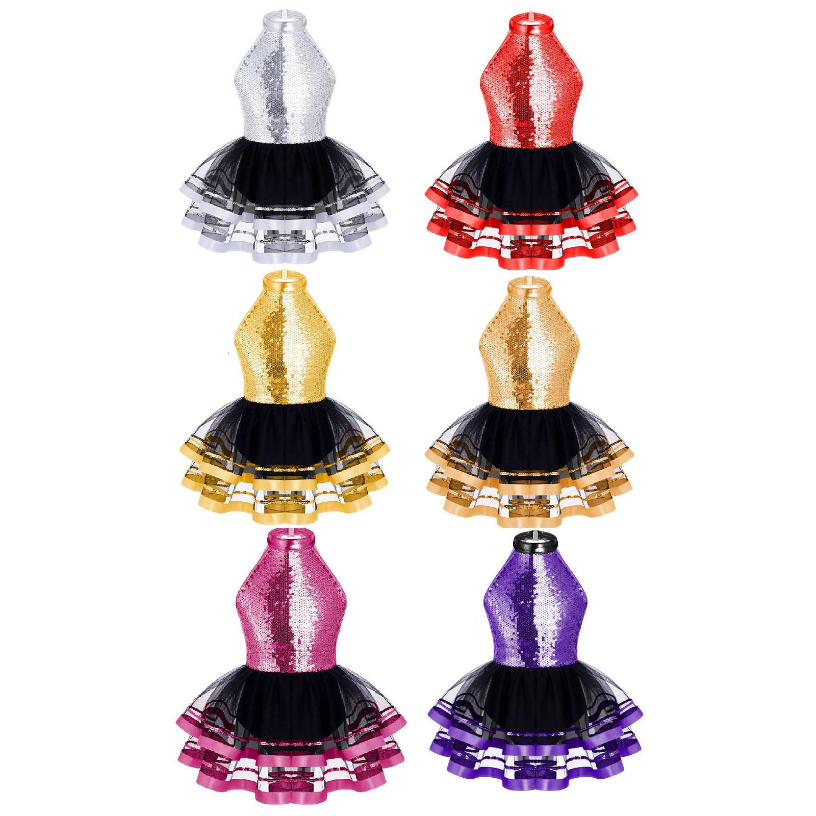 

Дівчата, діти, балетна пачка, сучасний джазовий танцювальний костюм, сценічний костюм, танцювальний одяг 3-4 Years срібний