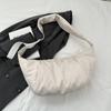 Casual Oxford cloth Women Bags Shoulder Bag Woman Crossbody Bag Hobo Bags Dumpling Bag Large Capacity Female Half Mo Totes