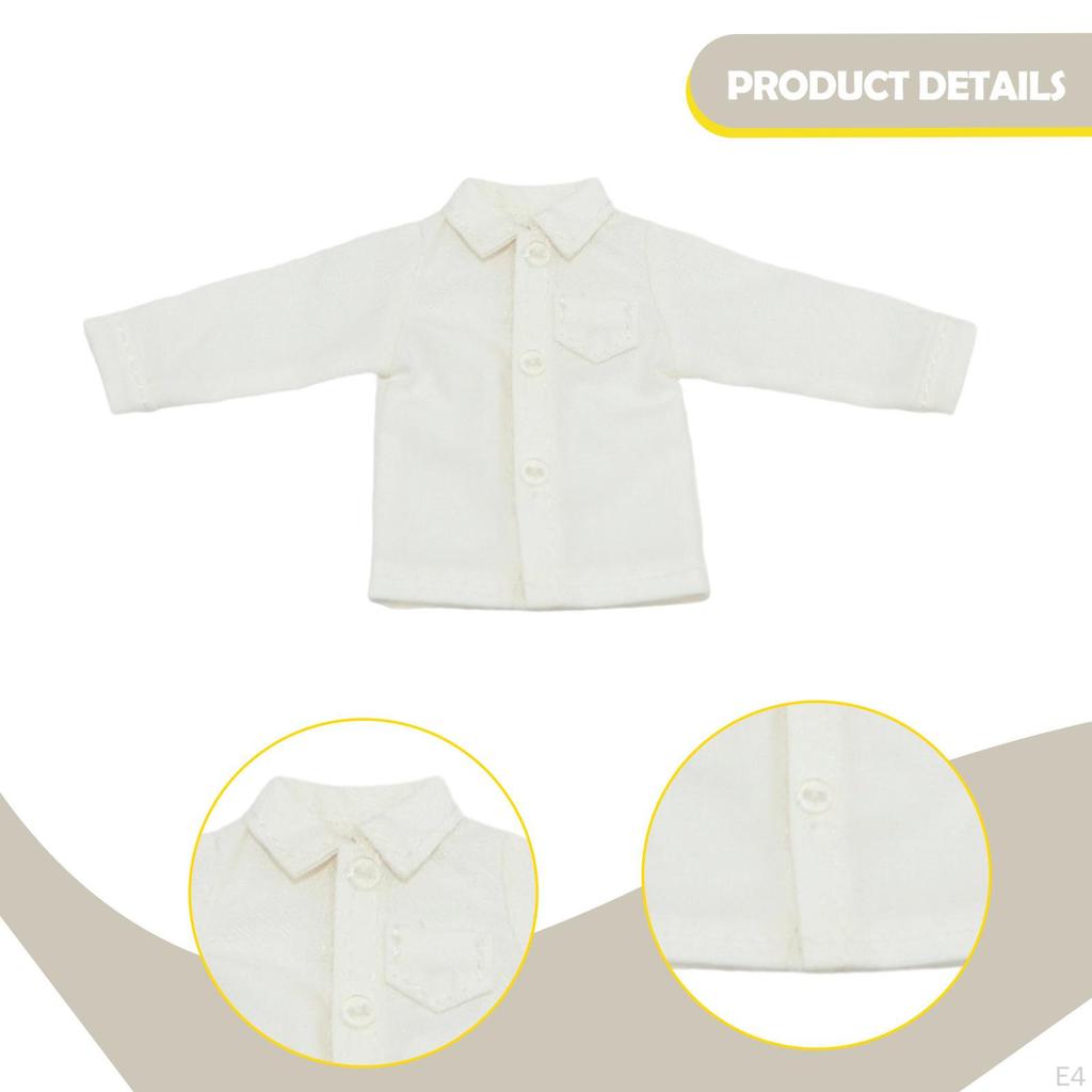 1/ Figure Clothes ,Miniature Shirt, Photo Prop Doll Costume Accessories for 6" Male Figures Body