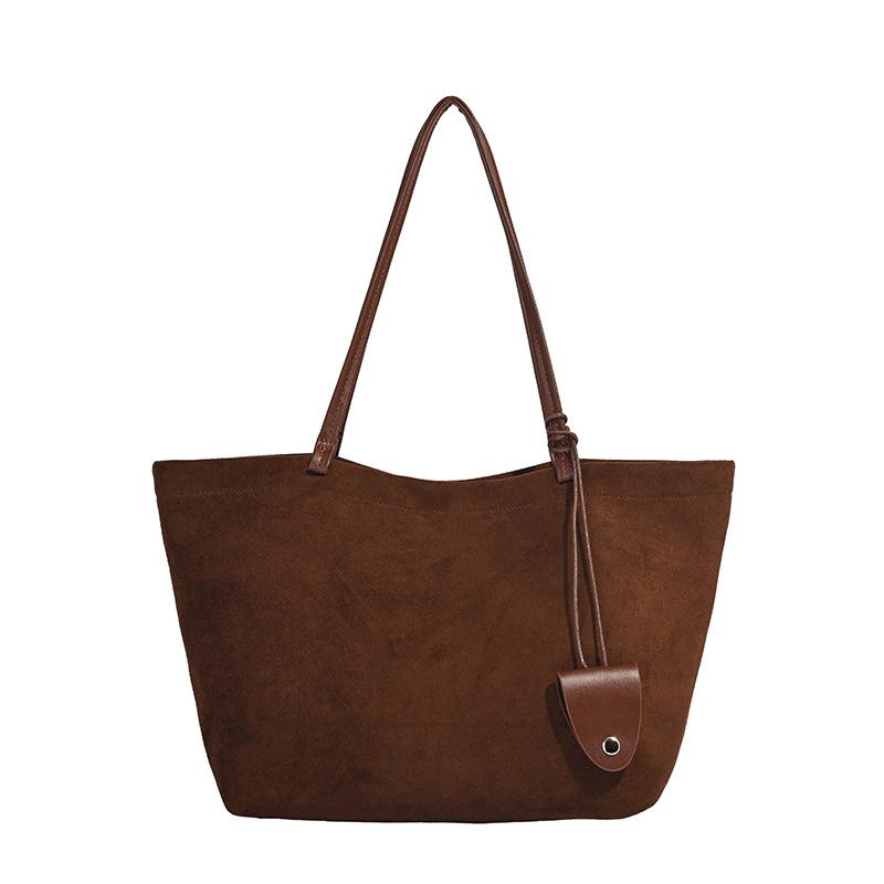 

Tote Bag, Single-shoulder Bag, Fashionable Large-capacity Commuter Underarm Bag кавовий