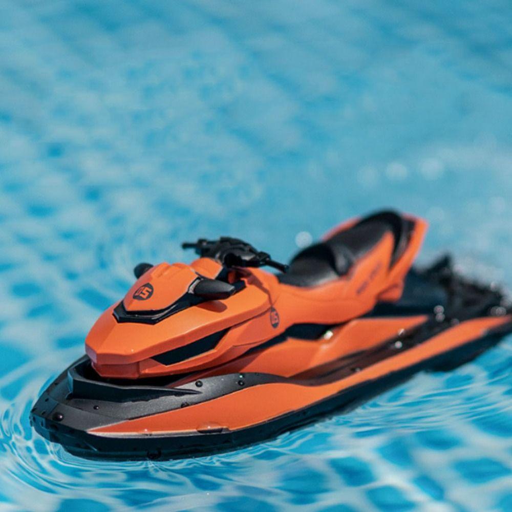 

Waterproof High-Speed Rc Motorboat Jet Ski 2.4g Wireless Speedboat Kids Gifts синій