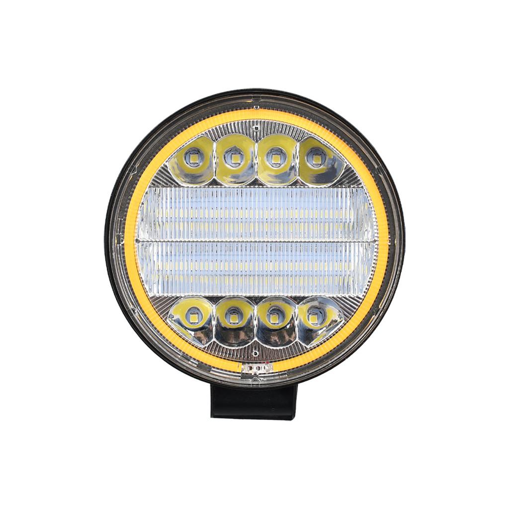 4-Inch 72W 6000k LED Work Light Combo Spot Flood Off Road Driving Amber Fog Lamp Large Field of View Work Light Auto Accessories