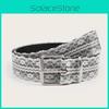 Simple Lace Flower And Element Design Casual Waist Belt For Fashion Women