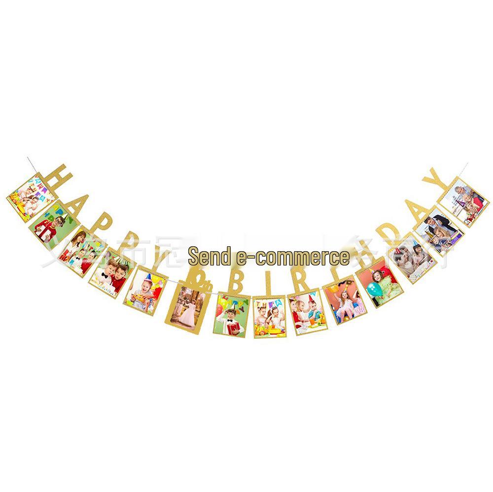 

Birthday Photo Banner Decoration for Any Age Celebration