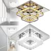 Elegant Square Crystal Led Ceiling Light Modern Minimalist Design For Living Room