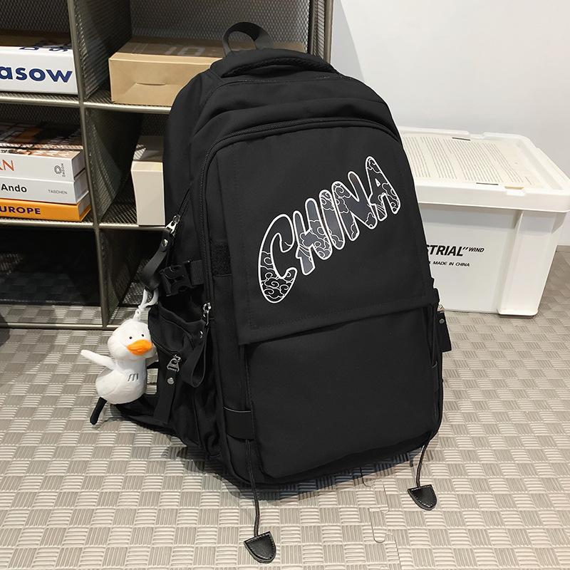 Children's Schoolbags Elementary School Girls Junior High School Boys High School College Students Letter Backpack