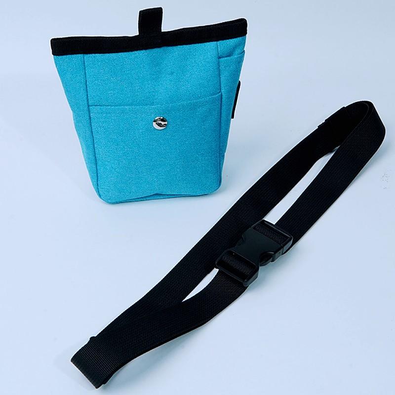 Dog Poop Bag Holder Hands Free Snack Bags Dog Poop Bag Dispenser Waterproof Snack Bags for Puppy Training with Belt Pet Supplies